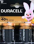 Батарейка D Duracell LR20-2BL, 1.5В, (20/60/3840)