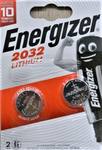 Батарейка Energizer CR2032-2BL, 3В